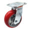 O ferro de 6 polegadas roda a roda resistente do rodízio do plutônio das rodas do ferro fundido